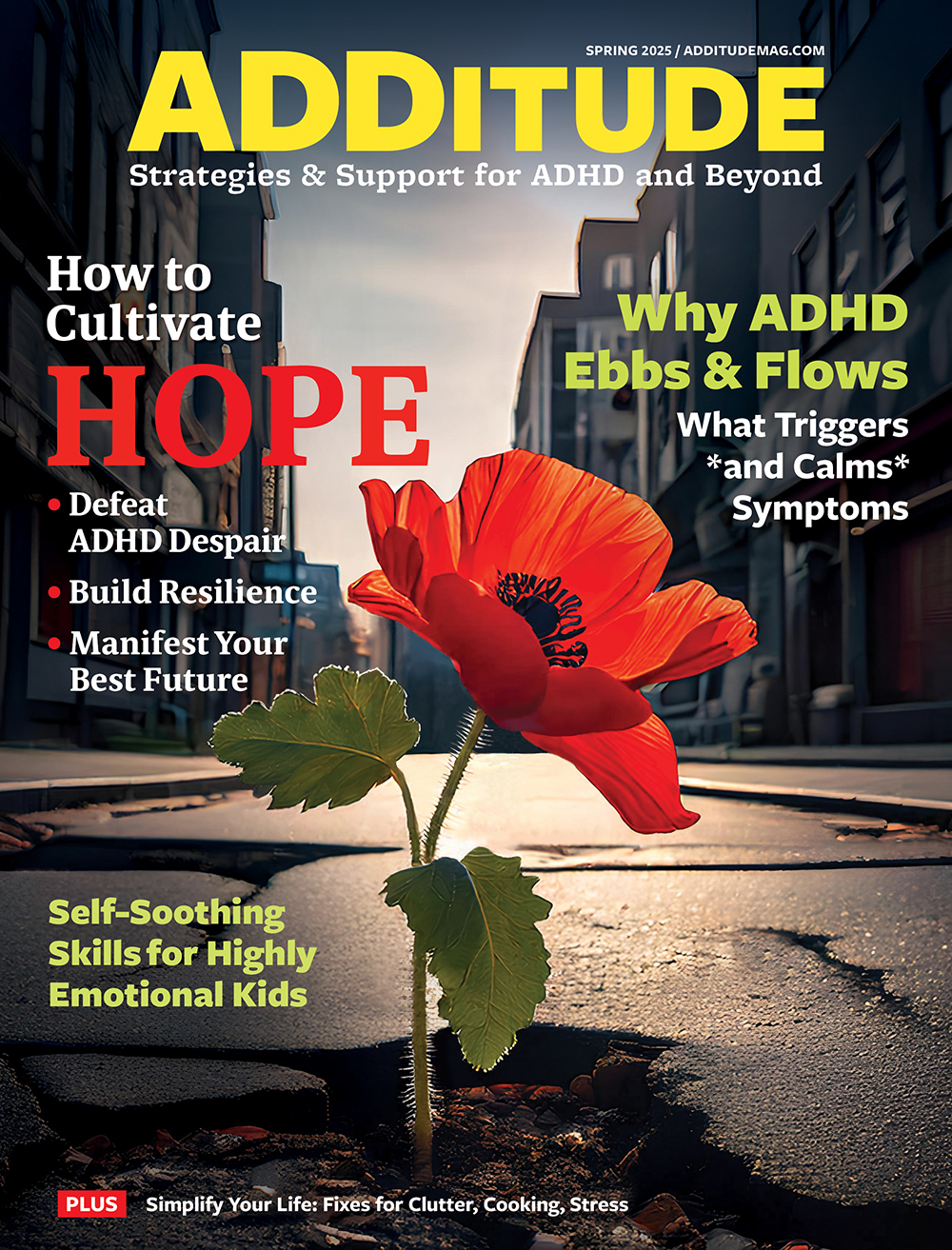 Spring 2025 issue of ADDitude magazine!
