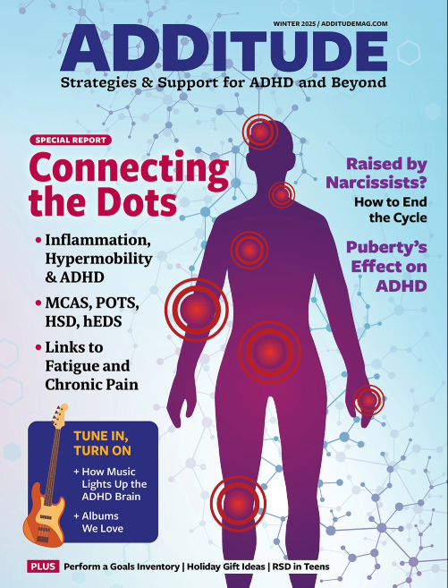 Winter 2025 issue of ADDitude Magazine