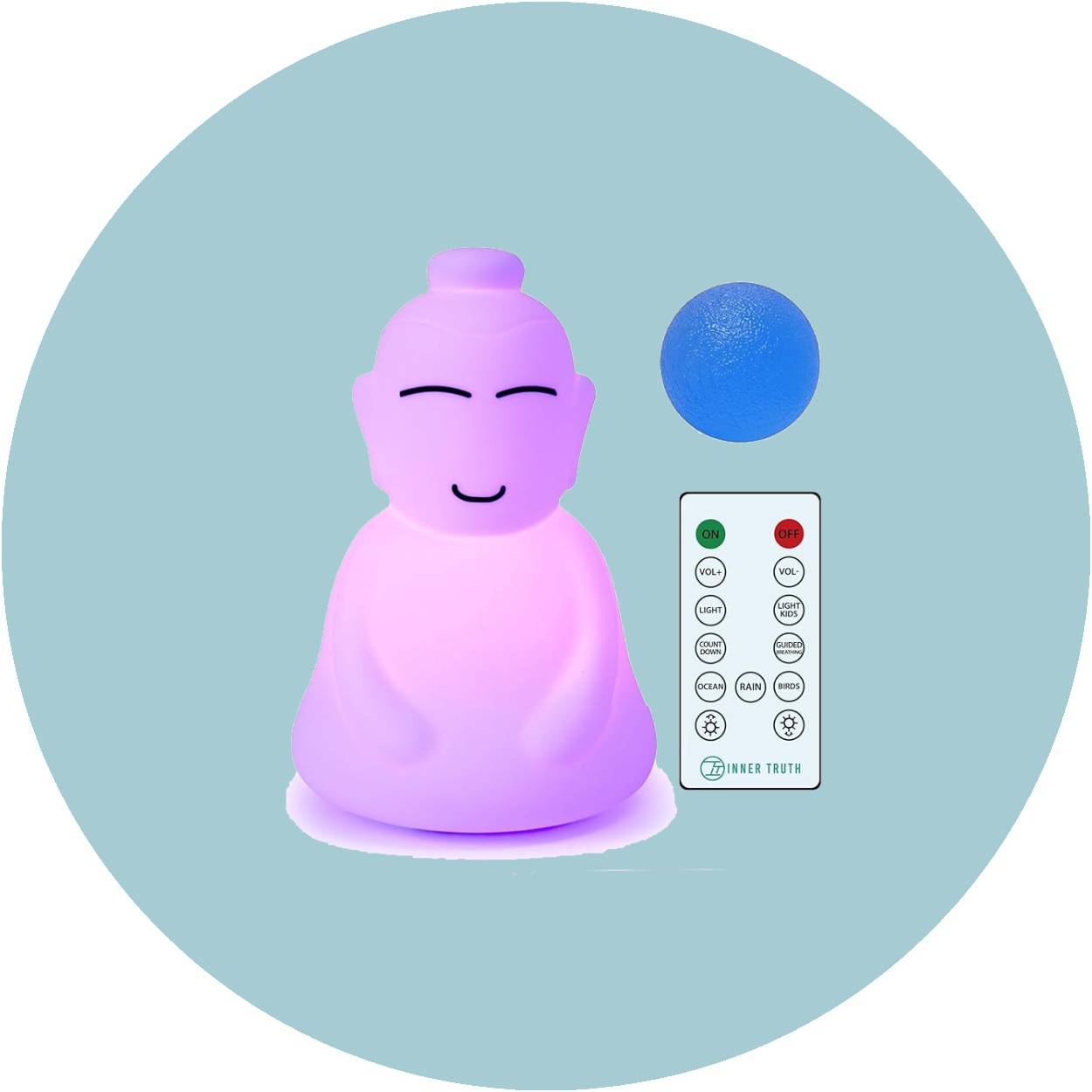 'Breathing Buddha' Meditation tool, Wellness Gifts for Kids with ADHD