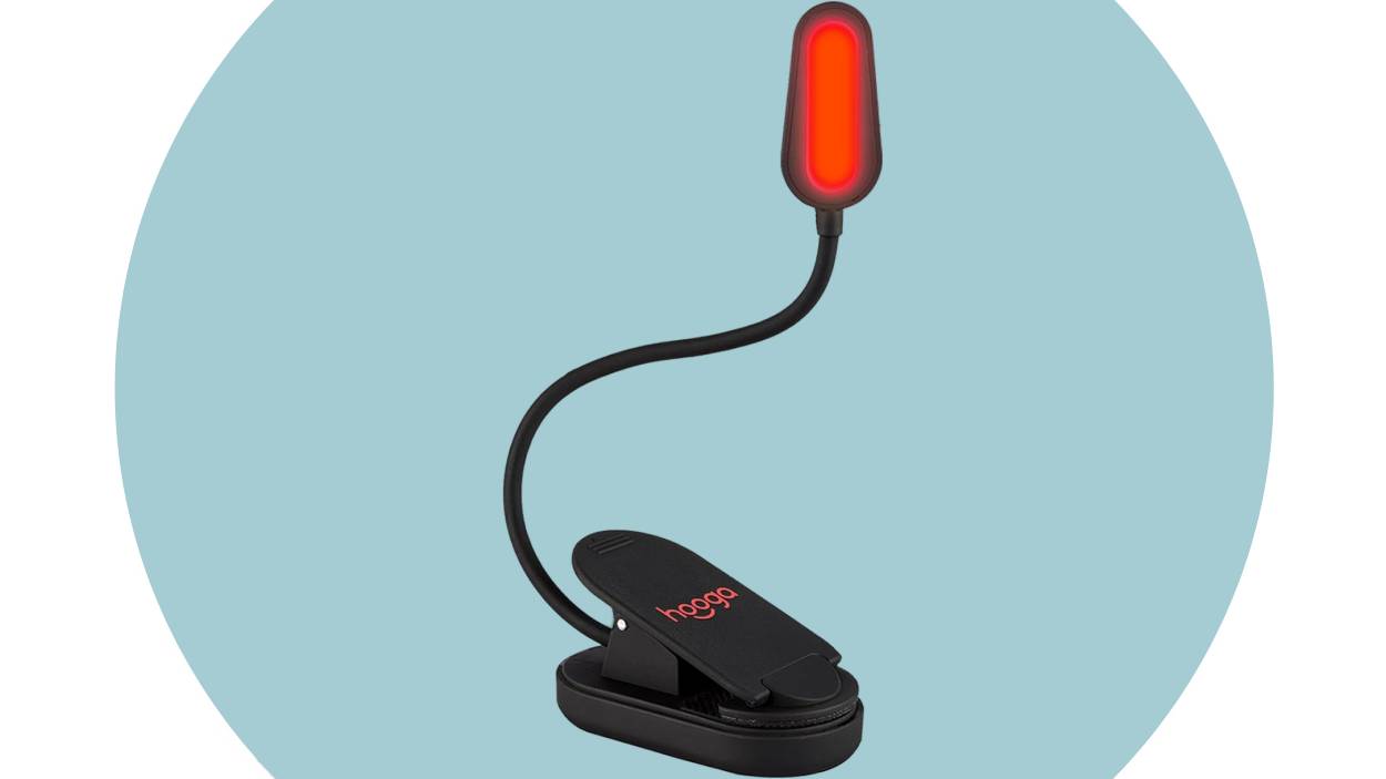 Red LED Book light for better sleep